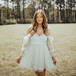 House of Harlow baby blue dress